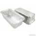Pactogo 2 lb. Aluminum Foil Loaf/Bread Pan Tins w/Clear Dome Lid (Pack of 12 Sets) - B07F22J1D9